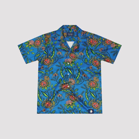 Peace My Brother Silk Lounge Shirt